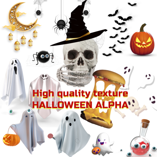 High quality texture HALLOWEEN ALPHA PANEL
