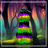 Dripping Halloween Verena Elegant Dress