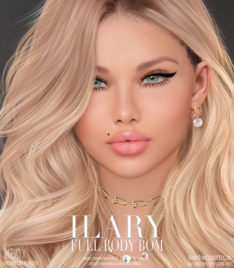 DEMO.WS. ILARY skin & shape Lelutka Evox