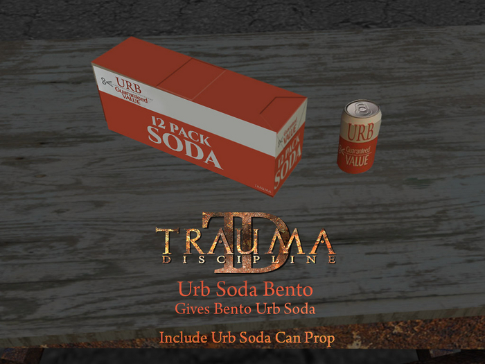 TRAUMA Urb Soda Bento 