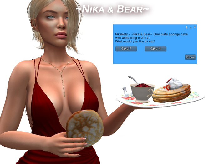 ~Nika & Bear~ Pancakes set