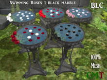 BLC swimming roses 1 black marble
