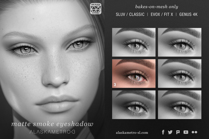 "Matte Smoke" eyeshadow TESTER | EvoX BOM | Bakes-on-Mesh/Classic | Genus 4K BOM