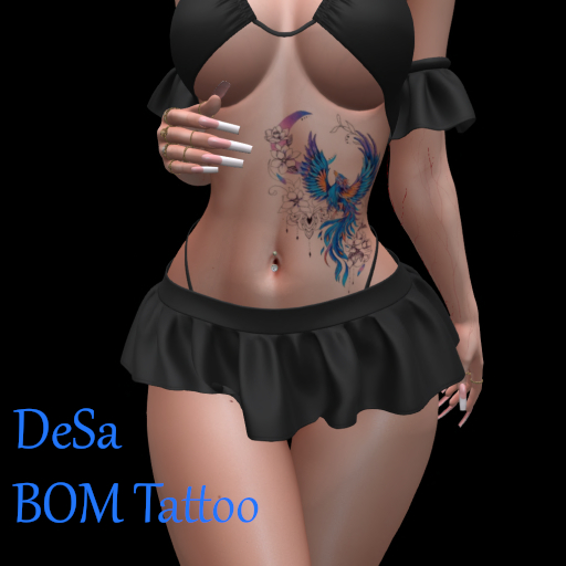DeSa -Pheonix Moon- BOM Tattoo (Add)