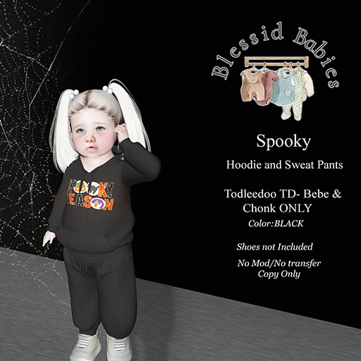 BlessidBabies Spooky BLACK (Add)