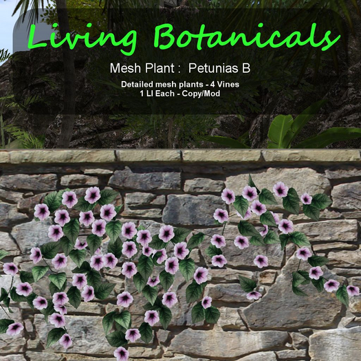 Inochi Botanicals - Mesh Plant "Petunias B"