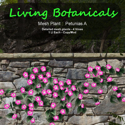 Inochi Botanicals - Mesh Plant "Petunias A"