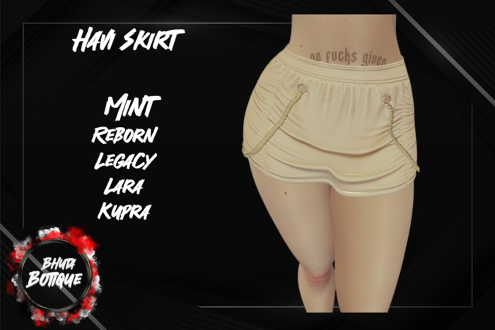 BB.Havi Skirt White(ADDME)