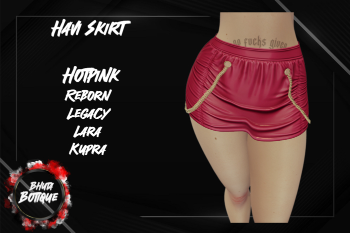 BB.Havi Skirt HotPink(ADDME)
