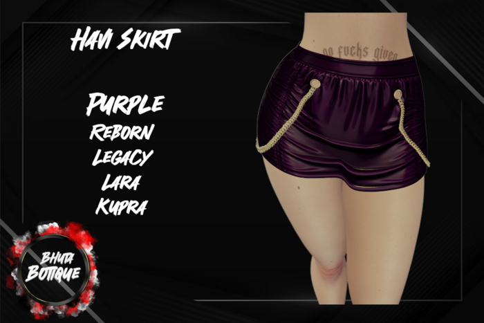 BB.Havi Skirt DarkPurple(ADDME)