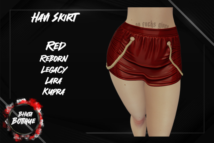 BB.Havi Skirt BloodRed(ADDME)