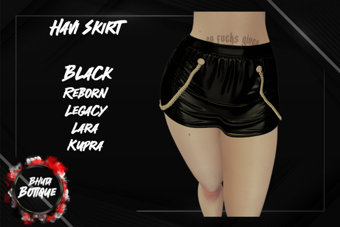 BB.Havi Skirt Black(ADDME)