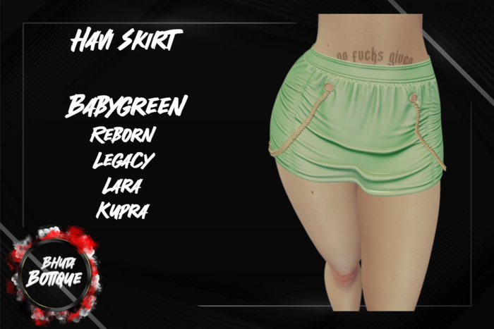 BB.Havi Skirt BabyGreen(ADDME)