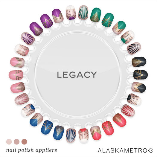 alaskametro<3 "Deco" nail art | LEGACY Meshbody appliers