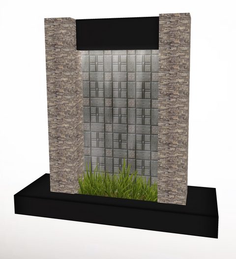 [CV] Mesh Modern floor waterfall stone work