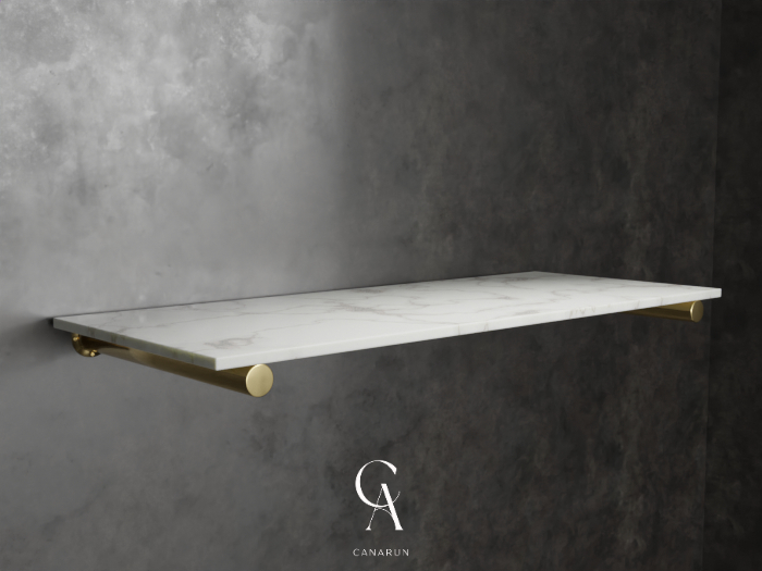 Gold/Marble Shelf - CANARUN (Rezzme)
