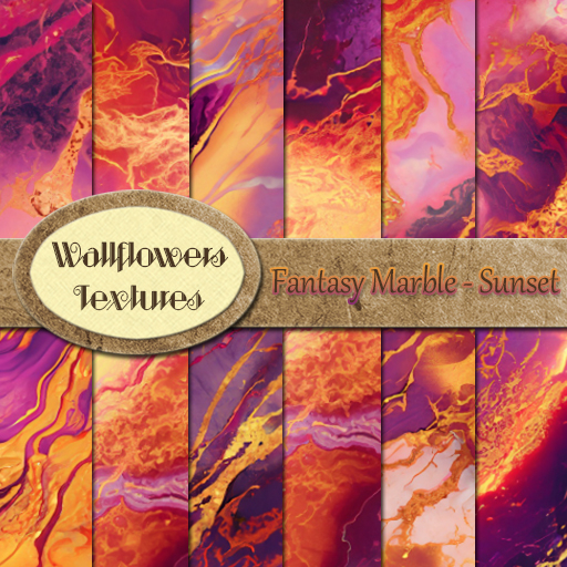 *Wallflowers* Fantasy Marble - Sunset