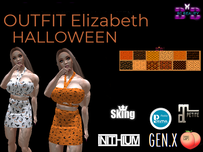 Be Beauty-OUTFIT Elizabeth halloween-HULIXA,MAITREYA PETITE,PRIMA.PETITE,KUPRA,PEACH,BELLEZA CURVY