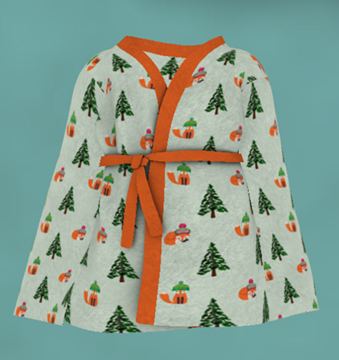 (-sonder-} Chilly Fox Robe & Slippers