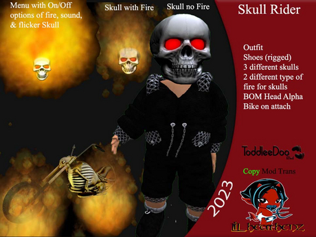 Second Life Marketplace - ~LH~Skull Rider TD (BOX)