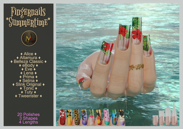 .: RatzCatz :. Bento FingerNails *SUMMERTIME* (wear to unpack)