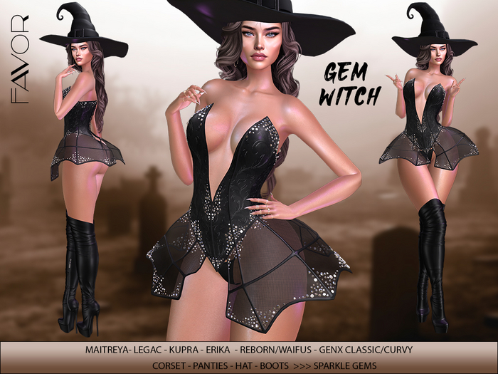 FAVOR - Gem Witch Black <Promo>