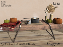 Apple Cider Autumn/Fall Bench By Snuggles