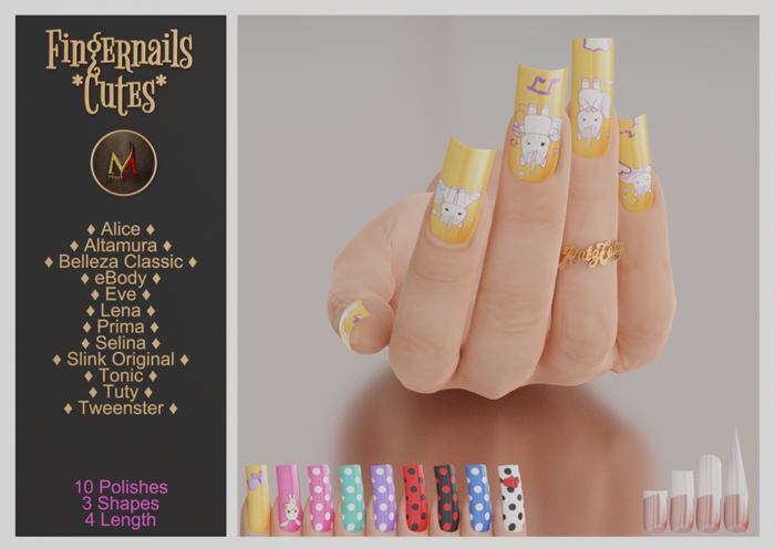.: RatzCatz :. Fingernails 4.2 *Cutes I* (add2unpack)