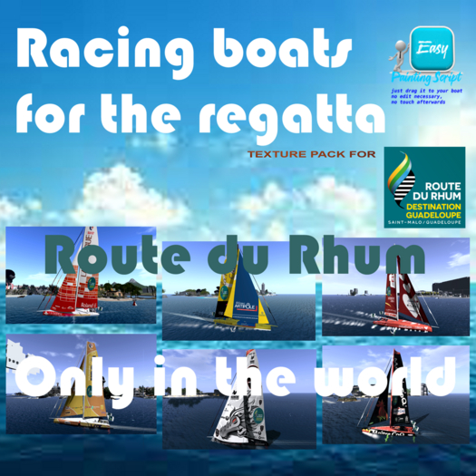 Texture pack for Boats Race Route du Rhum