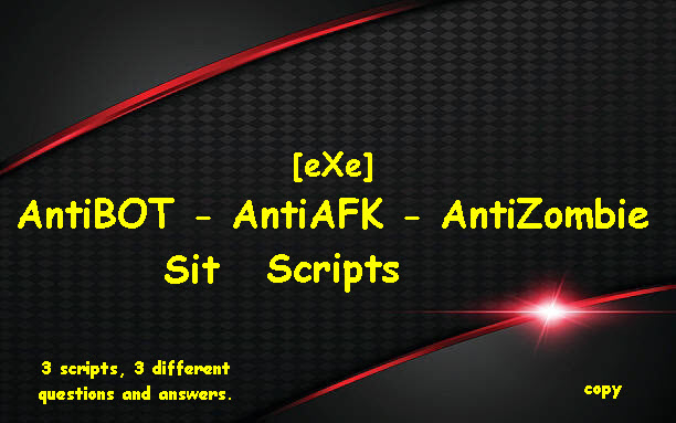 Second Life Marketplace - [eXe] Anti BOT -sit pose Anti AFK - Anti ...