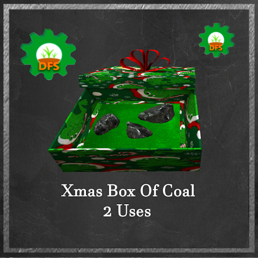 DFS Xmas Box Of Coal Textur