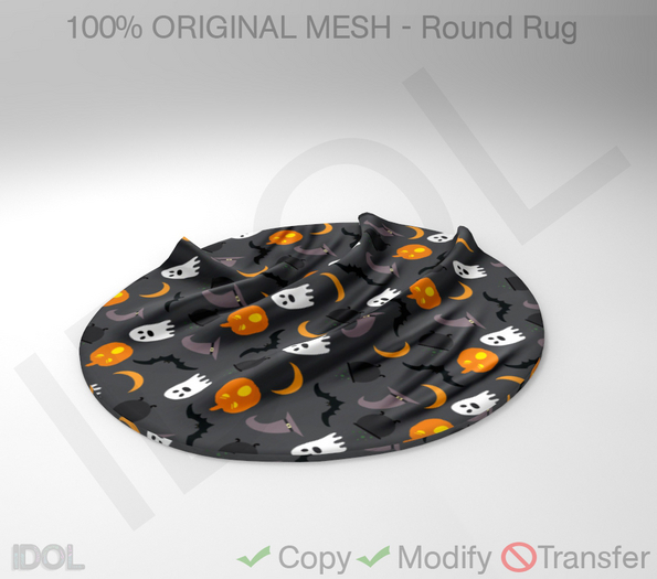 Halloween Rug Decor