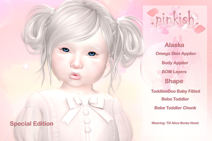 .Pinkish. Alaska Skin - Snow