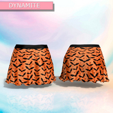 Orange Bats Halloween Skirt Kups