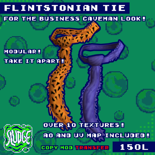 SLUDGE - Flintstonian Tie