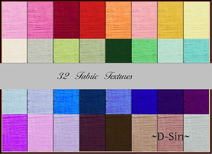 Second Life Marketplace - 32 FABRIC TEXTURES
