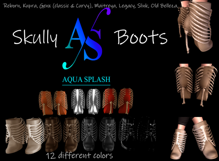 ~AS~ Skully Boots