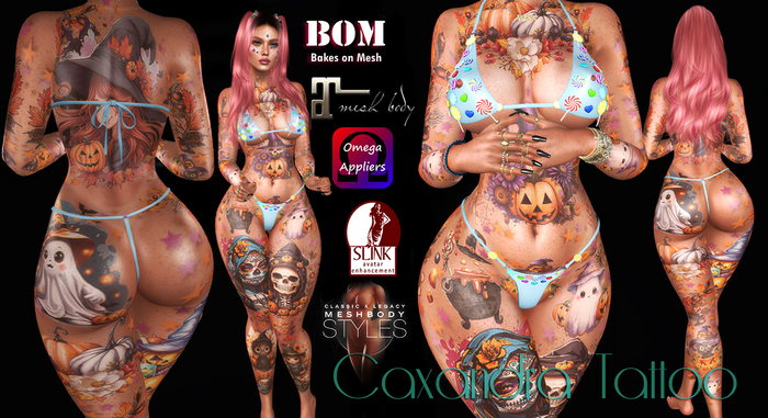 TREAT OR TRICK BODY TATTOO  