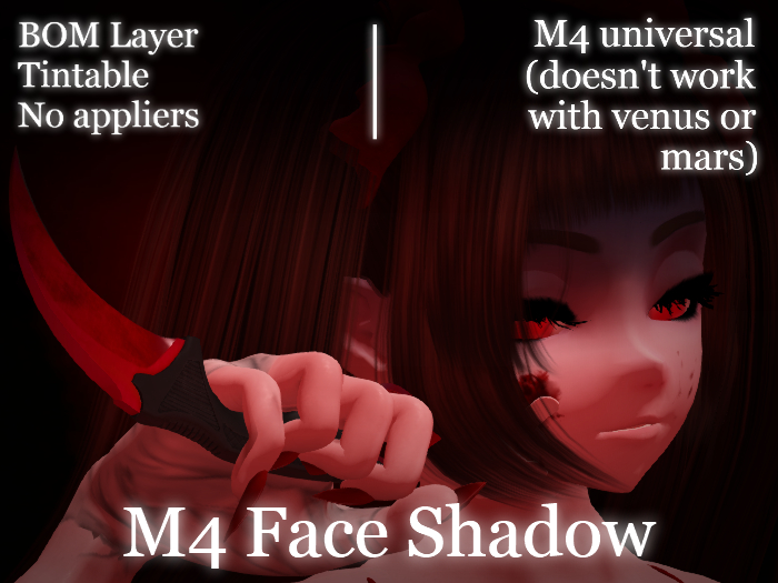 [TG] M4 Face Shadow - Tintable (BOM)