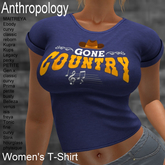 Gone Country Women's T-Shirt (WTTA)