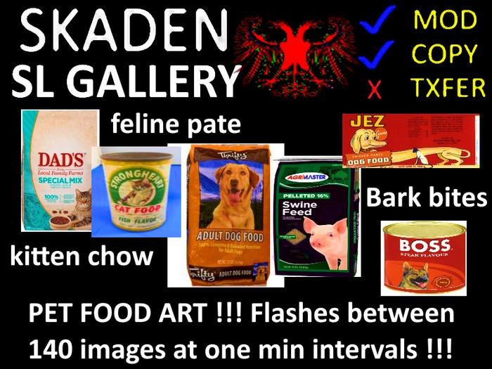 SKADEN .-.  PET FOOD ART