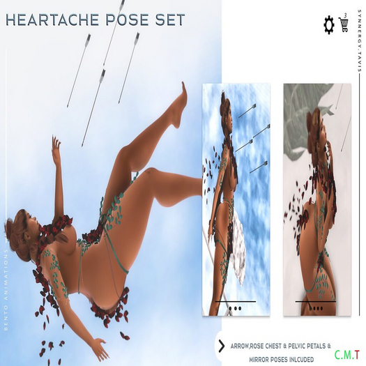SYNNERGY DISCOUNT// HEARTACHE POSE SET  [Add to unpack]
