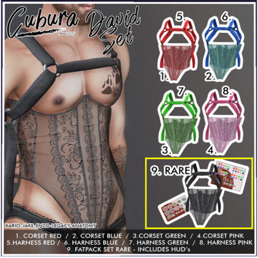 9.Cubura David Set RARE