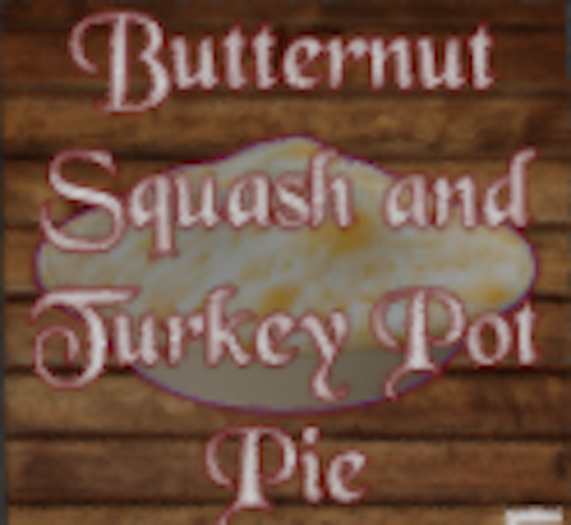 DFS Butternut Squash and Turkey Pot Pie * yummy