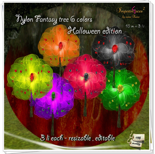 Nylon Fantasy Tree Halloween edition
