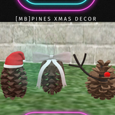 {MB} pines xmas decor