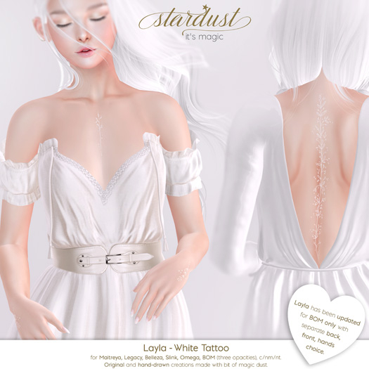 Stardust - Layla - White Tattoo