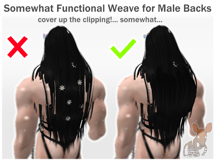 OKP! Somewhat Functional Weave For Male Backs