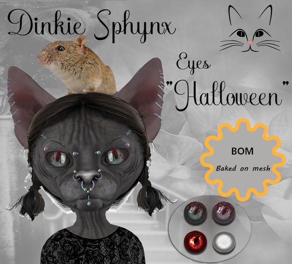 DINKIE SPHYNX Eyes Halloween