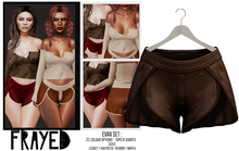 Frayed - Evan Shorts - Brown
